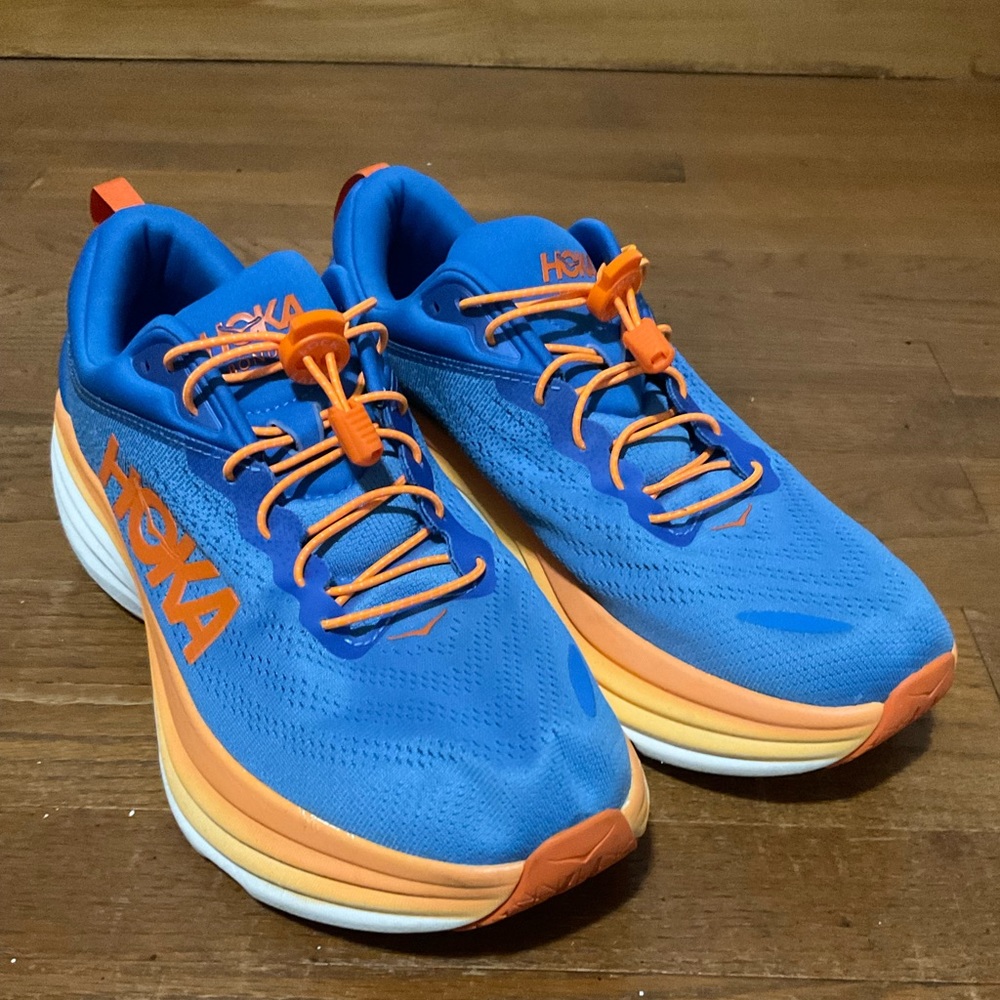 Hoka Bondi 8 Men’s 12 like new condition - Picture 2 of 8